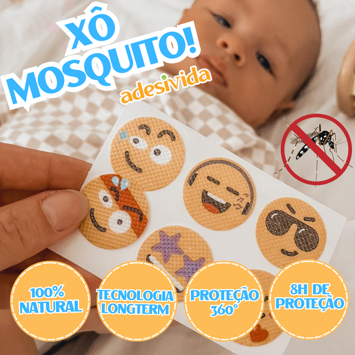 Repelente 100% Natural - Xô Mosquito da Dengue... 240 unidades - Até 8 meses de uso