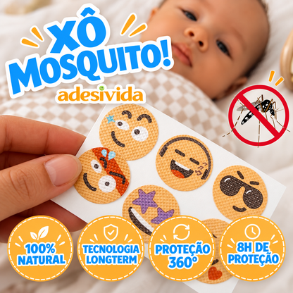 Adesivo Repelente 100% Natural - Xô Mosquito e Pernilongo...