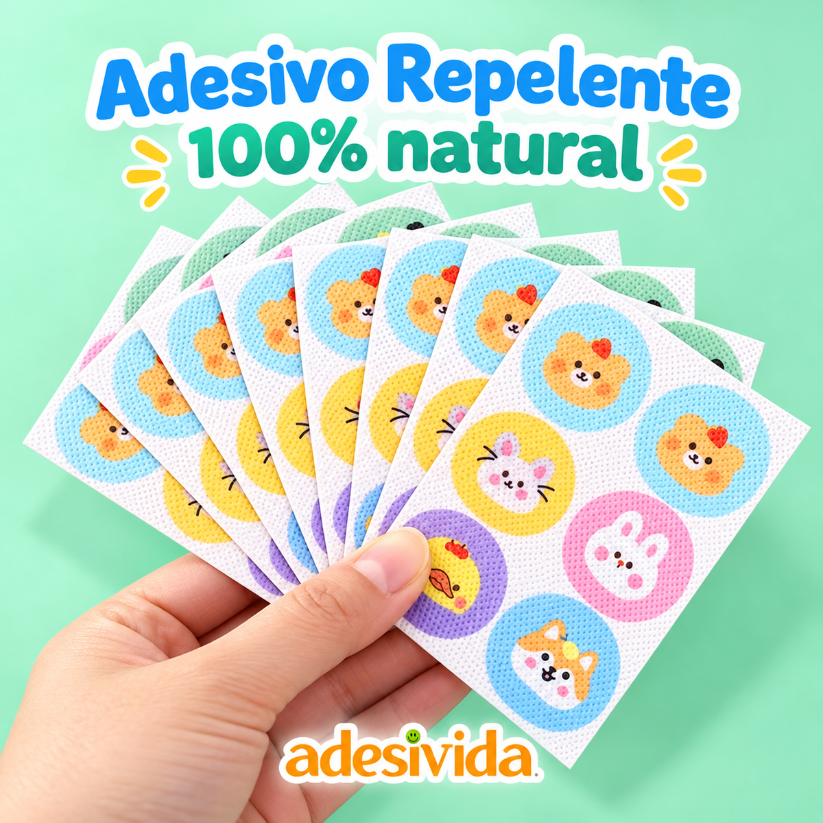 Adesivo Repelente 100% Natural - Xô Mosquito e Pernilongo...